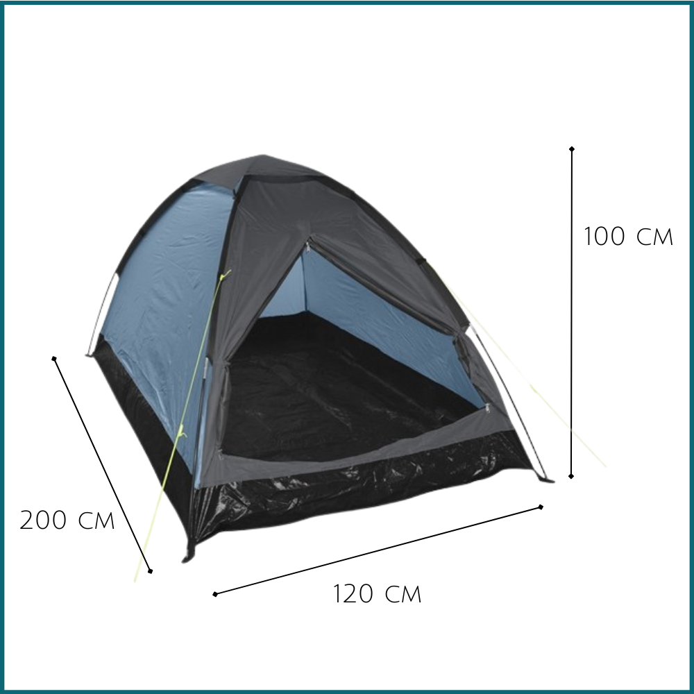 HIXA tent met glow in the dark scheerlijnen