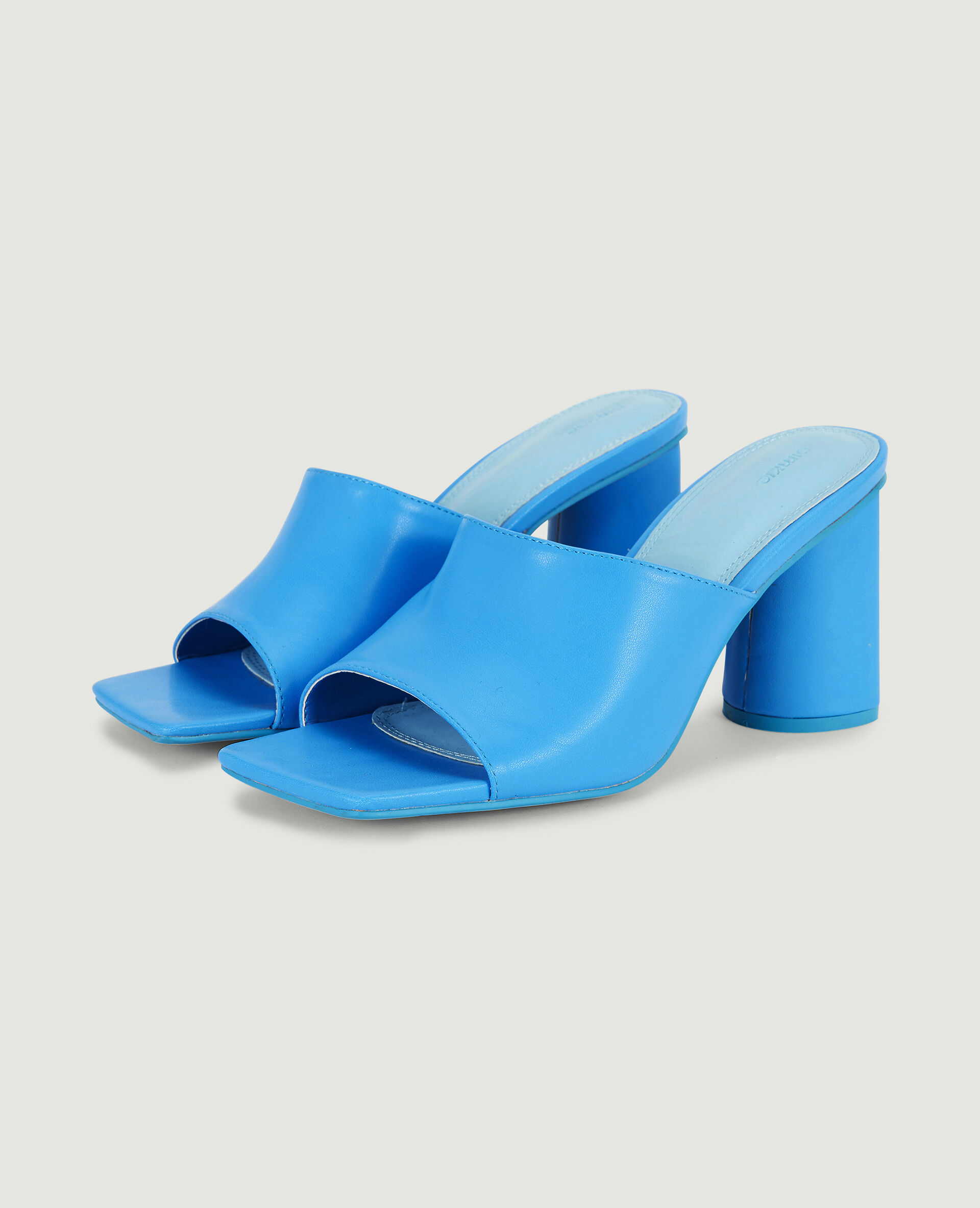 Mules à talons - Bleu foncé