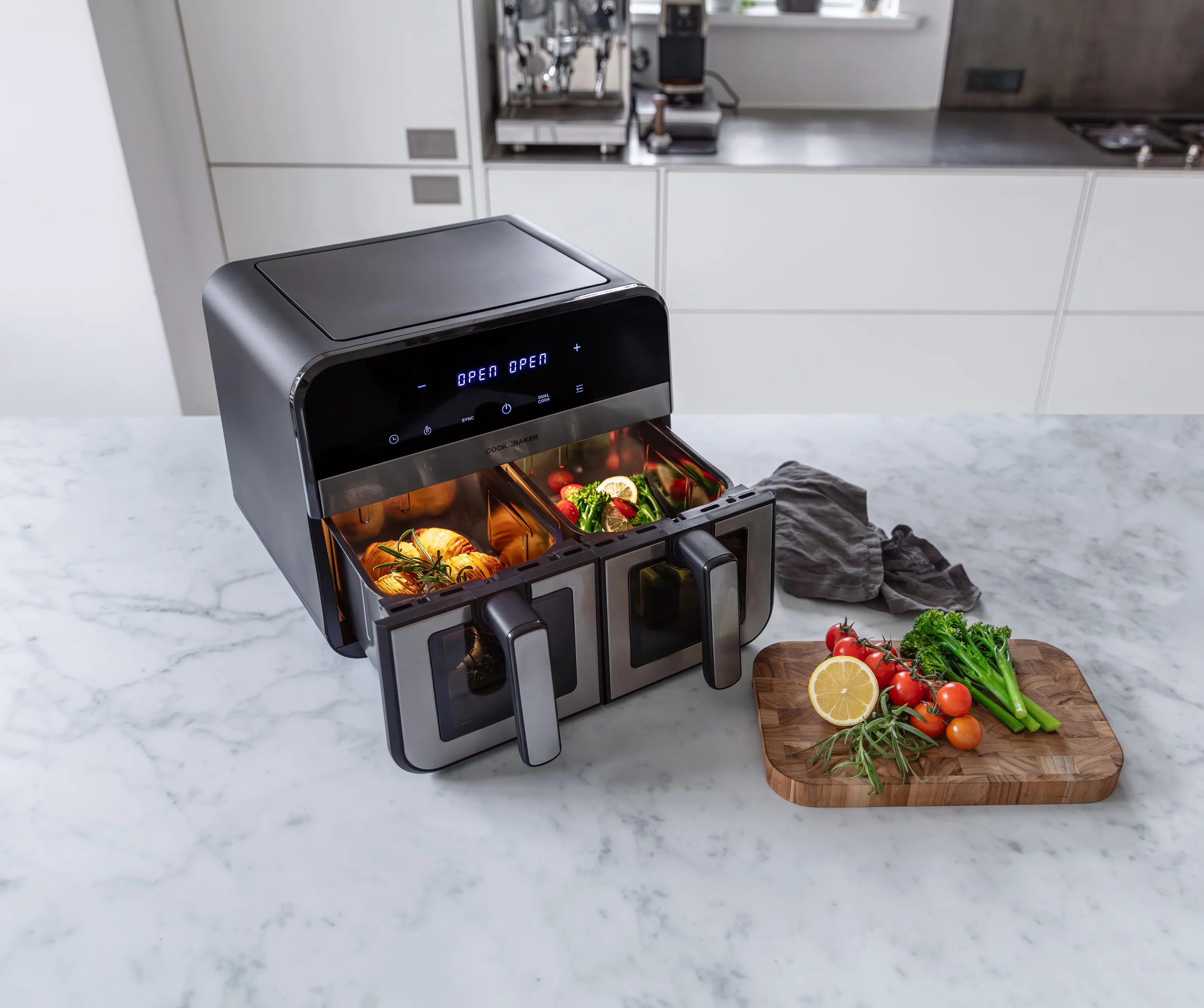 Cook & Baker Dobbelt Airfryer