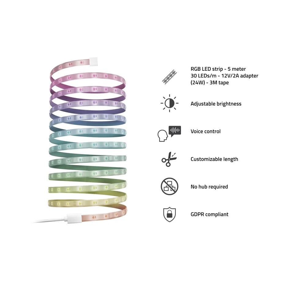 Hombli - Smart LED Strip RGB 5m