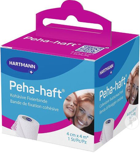 Hartmann Peha Haft Selfcare Bande De Fixation Cohesive 4cm x 4m 1 Pièce