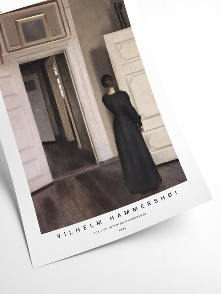 PSTR studio - Vilhelm HammershÃ¸i - Interior woman