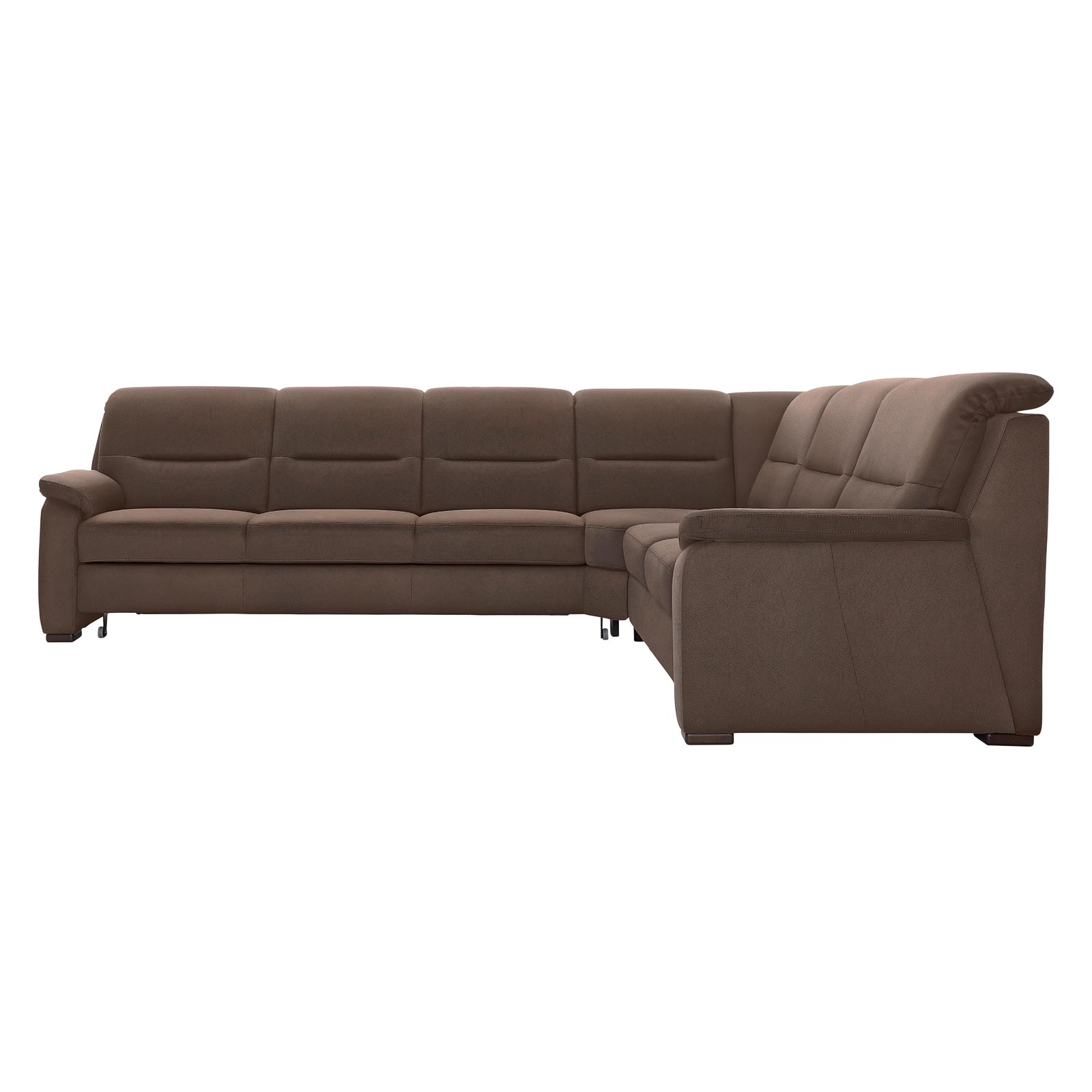polsterpower Ecksofa - Saddle nougat - Basismodell - rechts