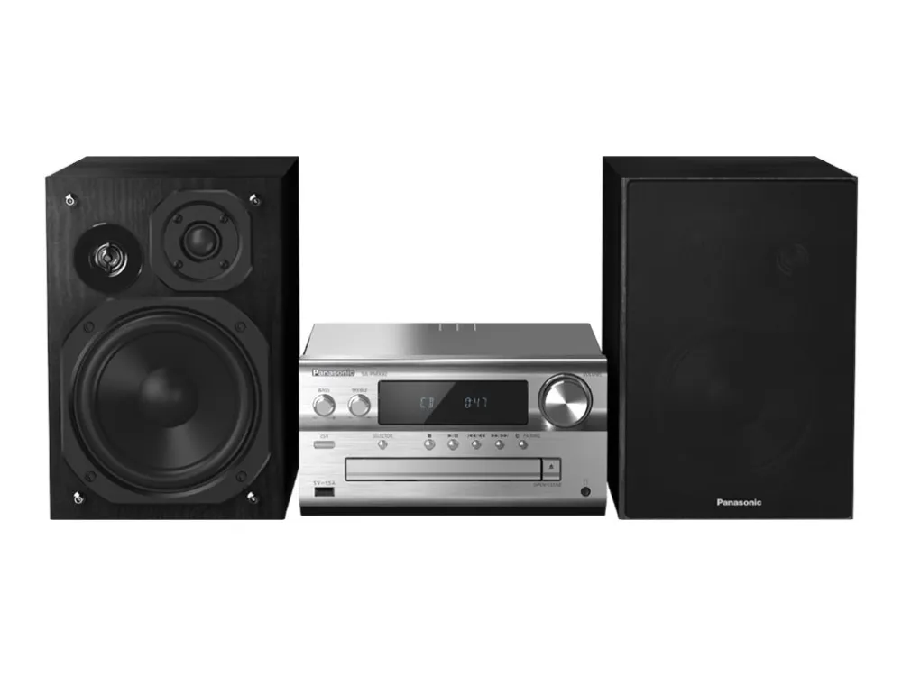 Panasonic SC-PMX92 - Audiosystem - 120 Watt (Total) - sølv