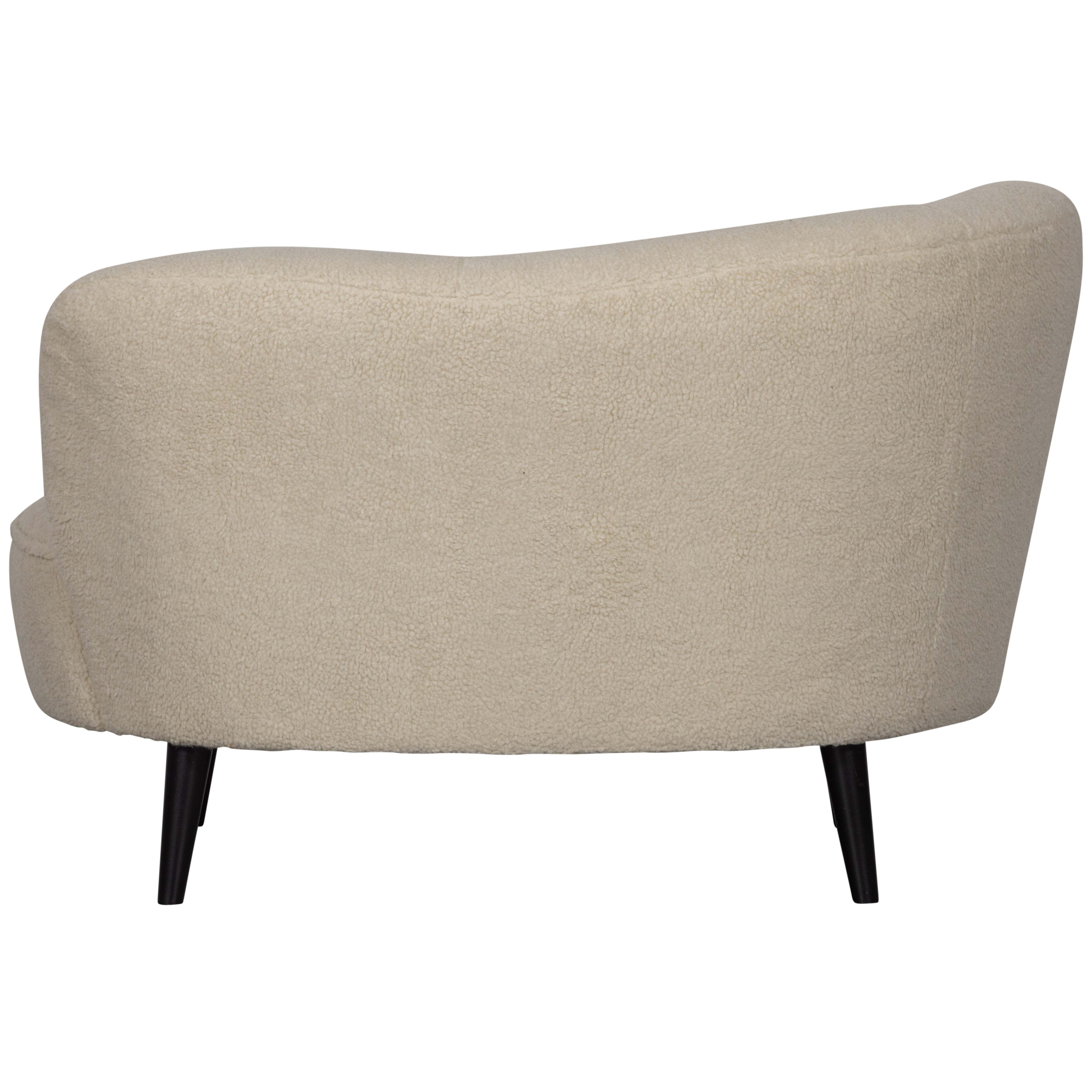 Lounge fauteuil Sara Sara Lounge Fauteuil Links - Teddy - Off white