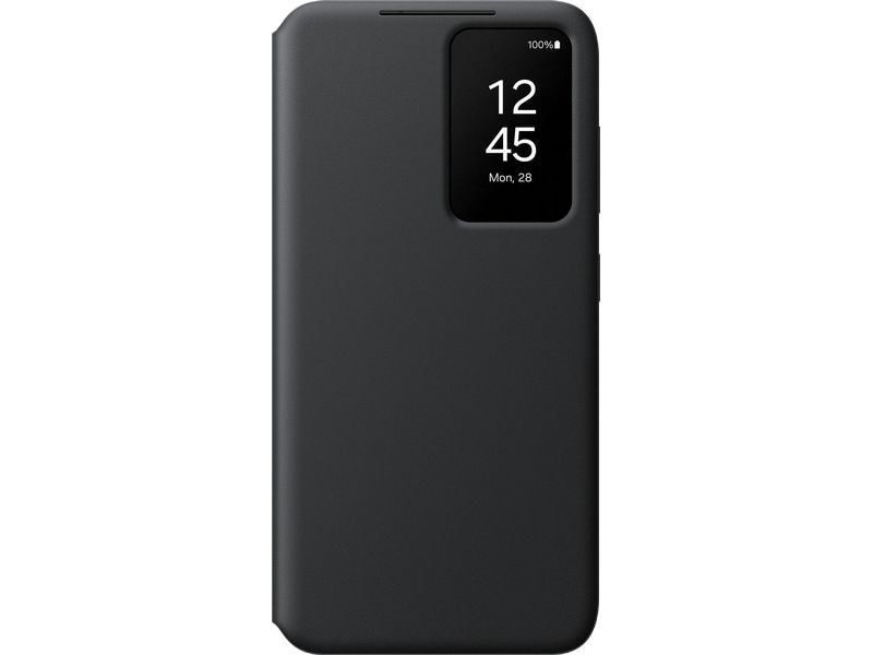 Samsung Book Cover Smart View Galaxy S24 Schwarz Schutzhülle mit Touch-Interface für das Samsung Galaxy S24