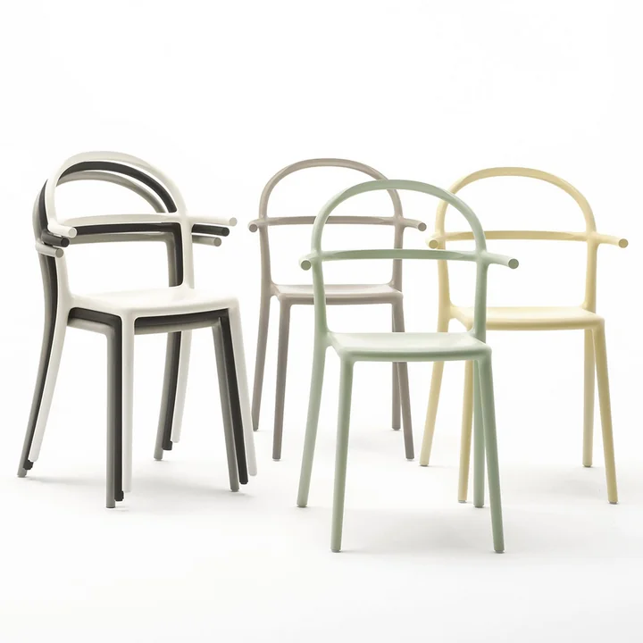 Kartell - Generic C Stuhl, schwarz