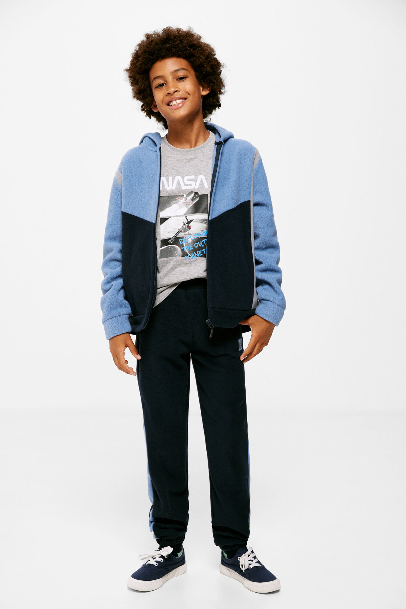 Calça de moletom de lã para meninos