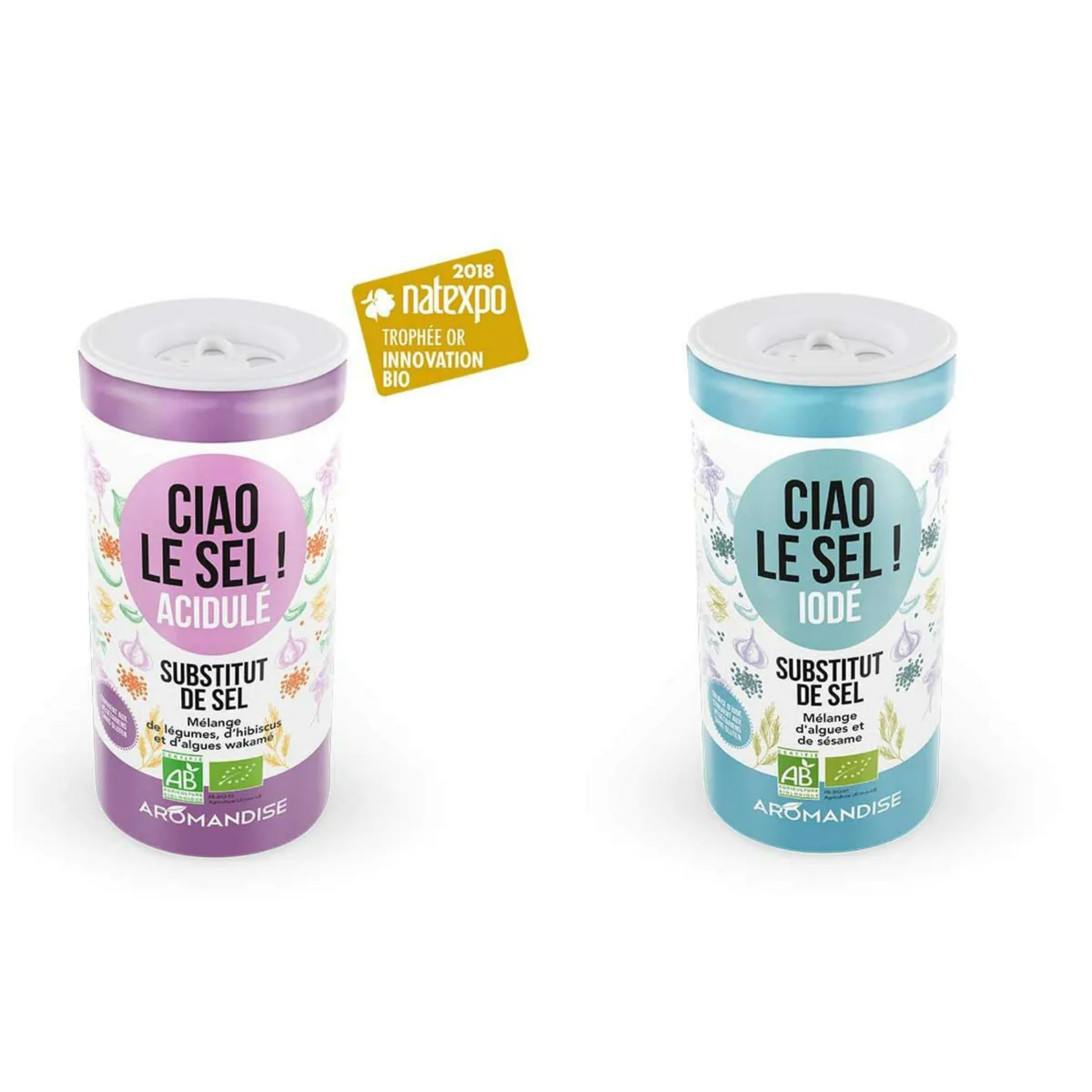 Duo de susbtituts de sel : Acidulé et Iodé Aromandise