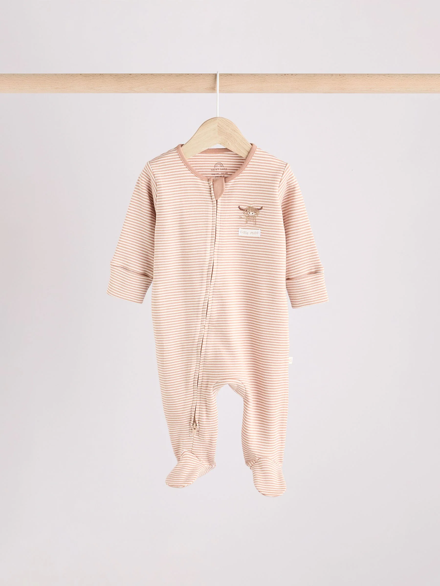 Neutraal - Hamish Baby-pyjama's van 100% katoen, 3 verpakking (0mnd -2jr)