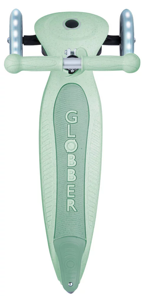 TROTTINETTE 3 ROUES JUNIOR FOLDABLE LIGHTS ECO VERT PISTACHE