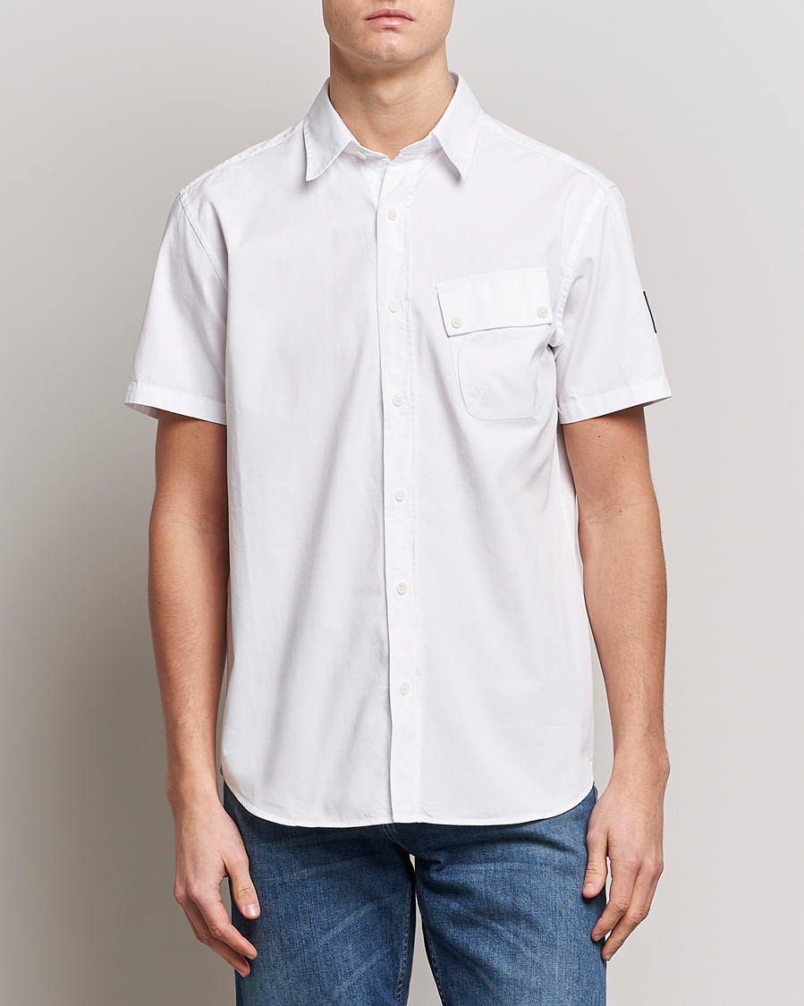 Belstaff Short Sleeve Pitch Shirt White