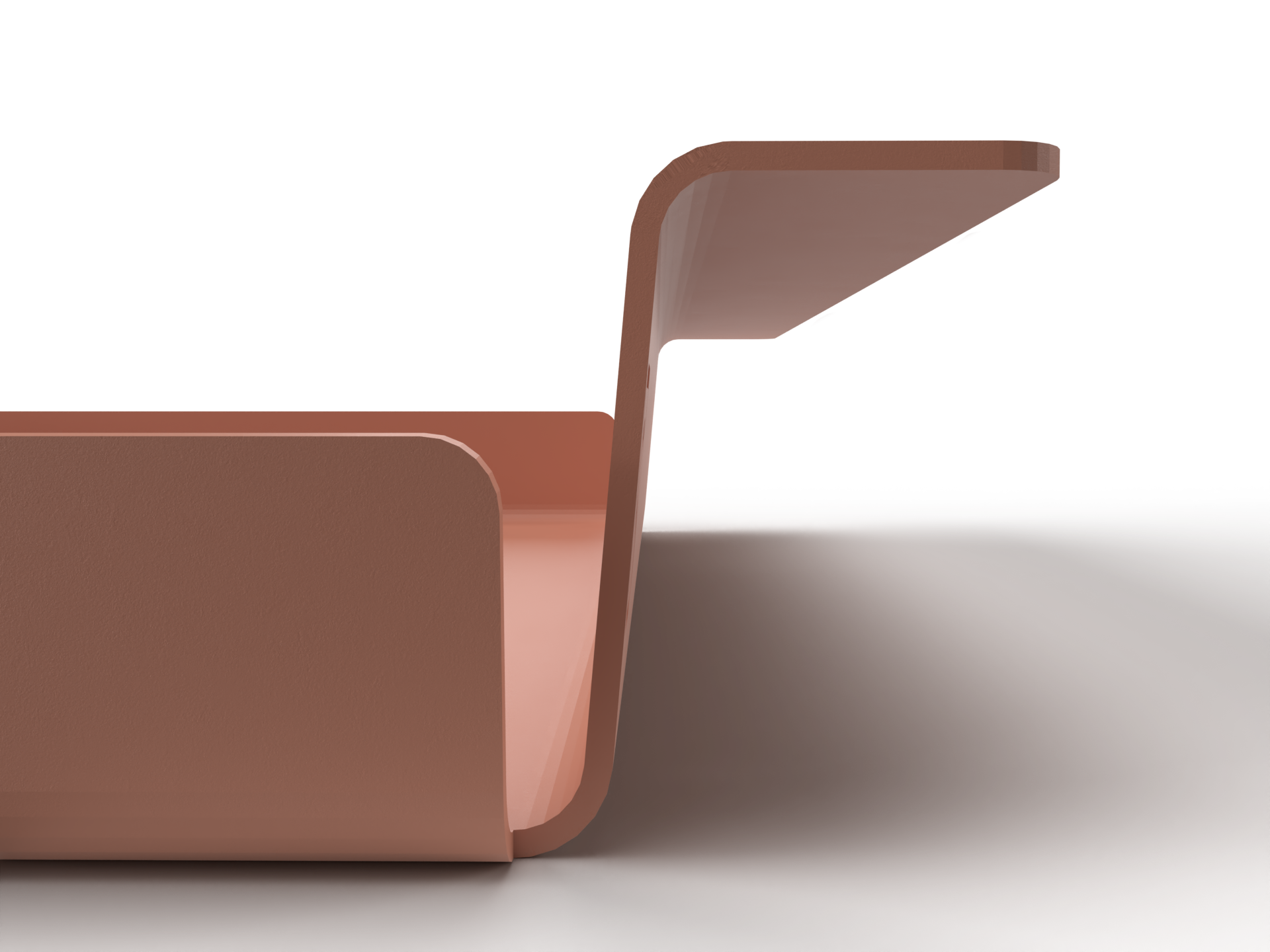 Dienblad Small - Fliptray - 34 x 28 x 5 cm Dienblad Small Beigerood - Flip Tray