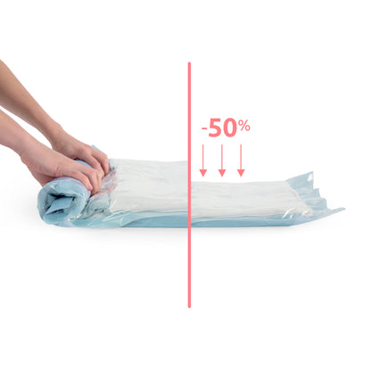 Lot de 6 sacs sous vide de voyage Roll-up