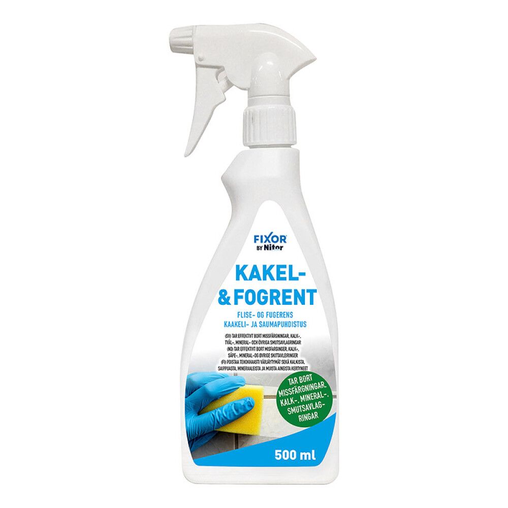 RENGJØRINGSSPRAY NITOR FLIS OG FUG 500L