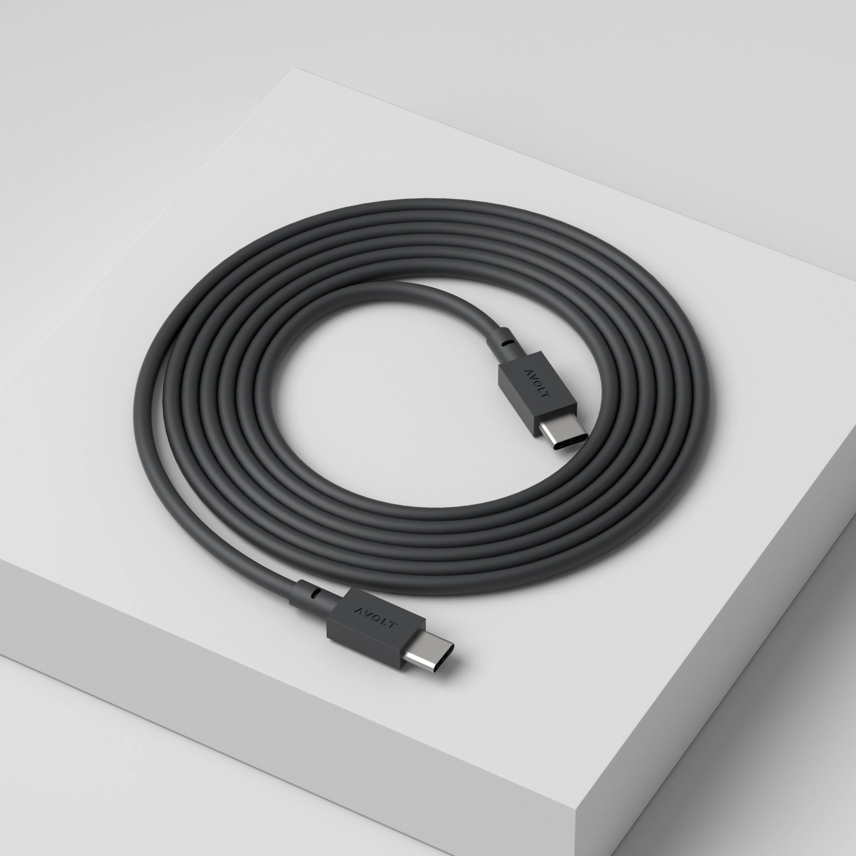 AVOLT  Kabel 1, USB-C til USB-C opladningskabel - Sort