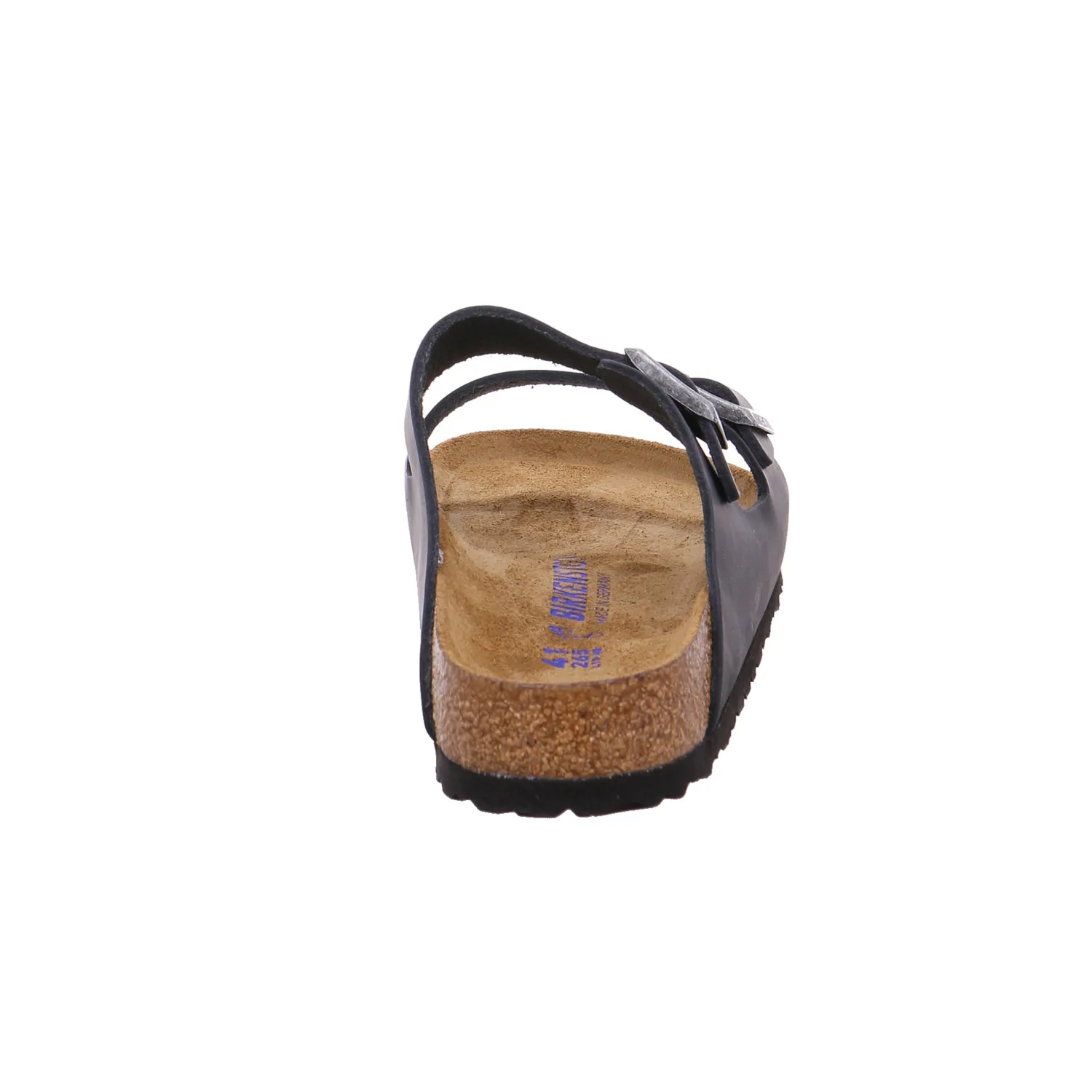 BIRKENSTOCK Bio-Mûles Schwarz Leder