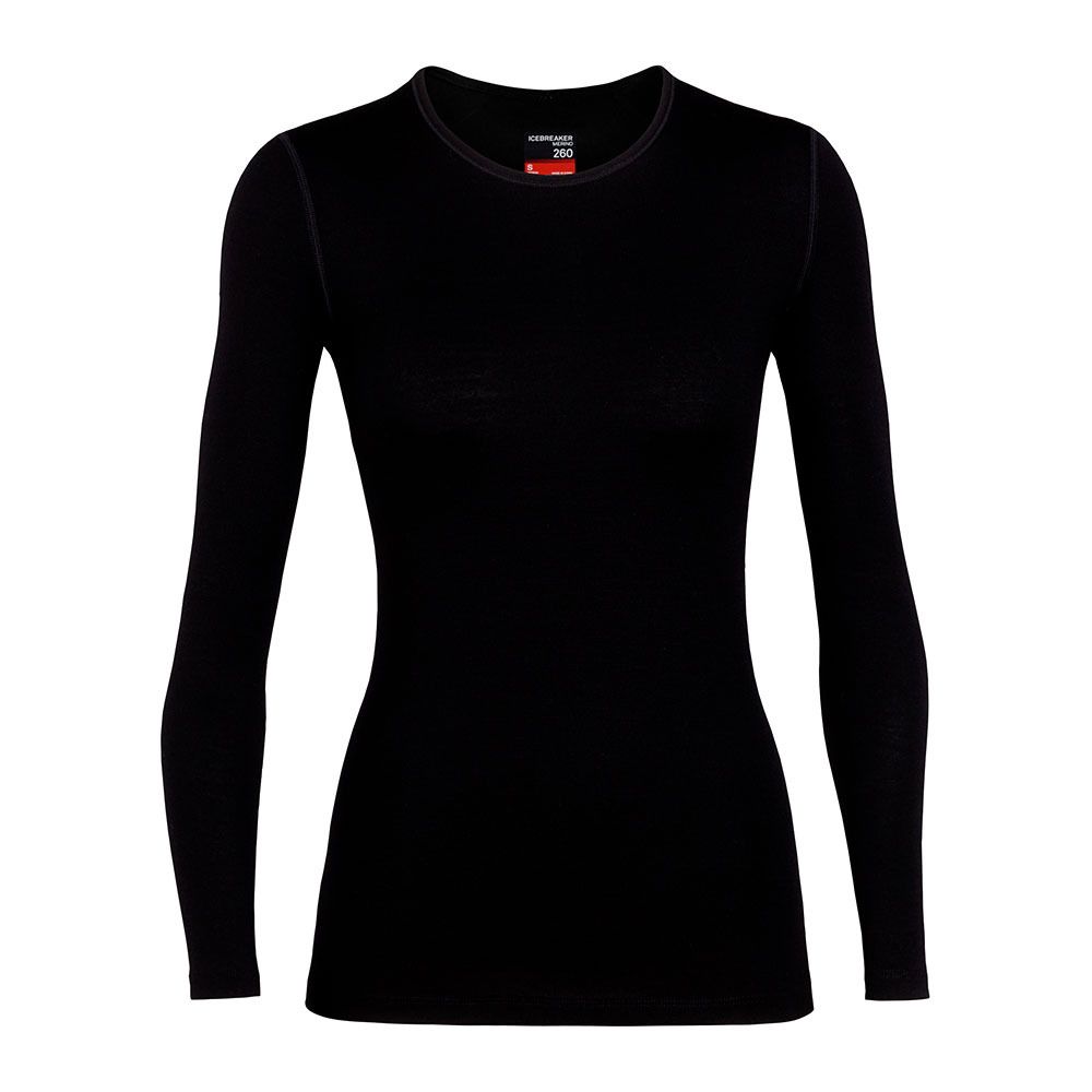 Icebreaker 260 TECH MERINO - Sous-couche Femme black