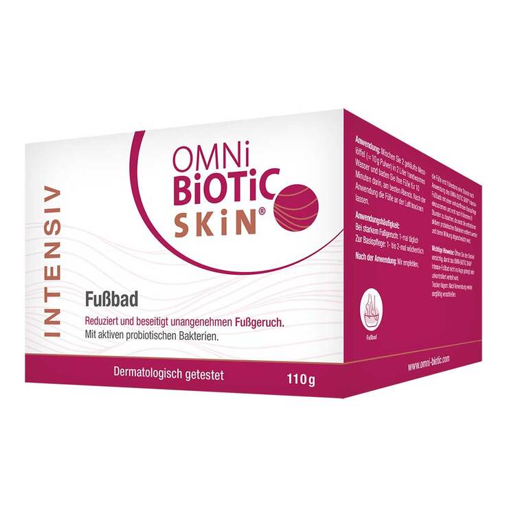 Omni-Biotic Skin intensiv Fußbad Pulver, 110 g