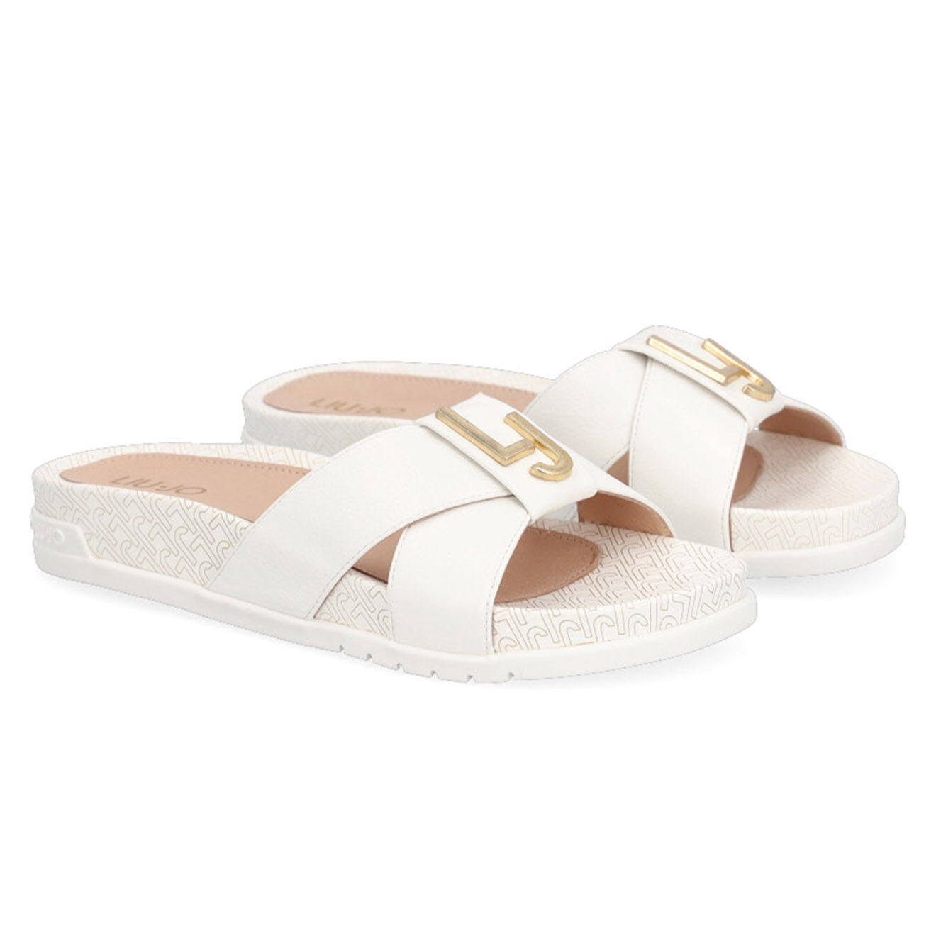Liu-Jo Mules en Cuir Clara blanches