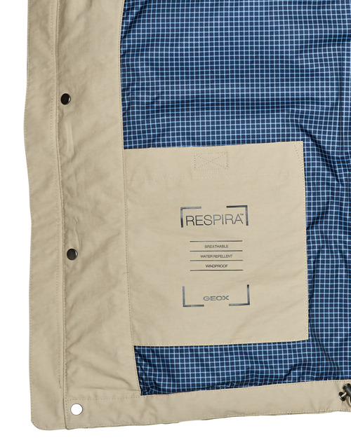 Geox - M VINCIT SHORT JKT - Beige