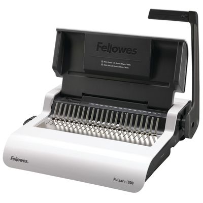 Fellowes Pulsar +300 - machine à relier / relieuse perforeuse manuelle - perfore 20 feuilles - relie 300f