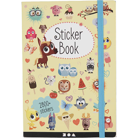Bog med stickers