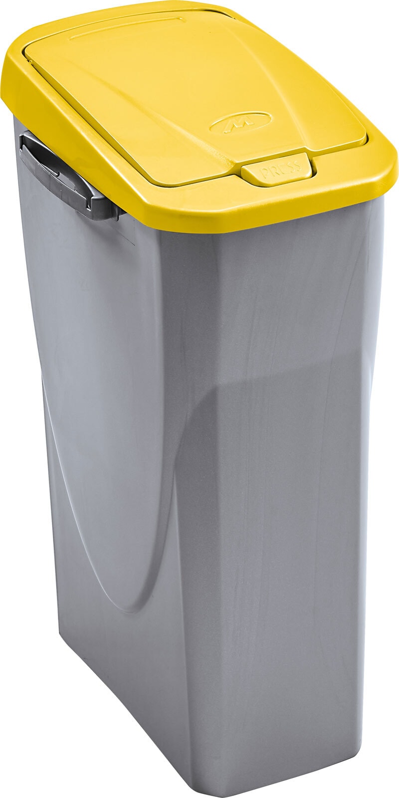 Mhome Abfallsammler Ecobin Polypropylen Silber Grau 25 l