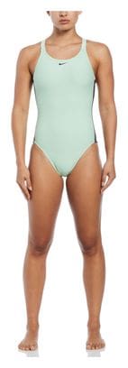 Maillot de Bain Nike Swim Fusion Logo Tape Vert Femme
