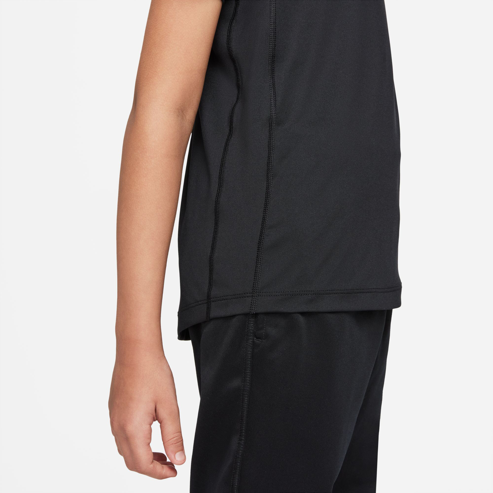 Nike Dri-Fit Pro T-shirt Garçons - Noir , Blanc