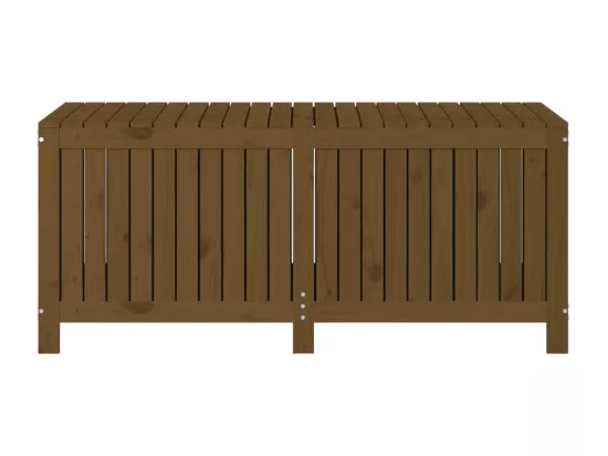 Boîte de rangement de jardin Marron miel 147x68x64 cm Bois pin