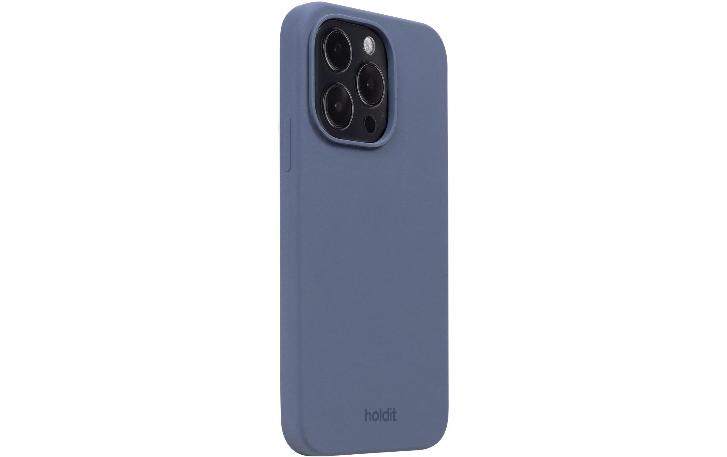 Back Cover Silicone iPhone 14 Pro BlauModerne Handyhülle aus ultradünnem und griffigem Silikon für das Apple iPhone 14 Pro