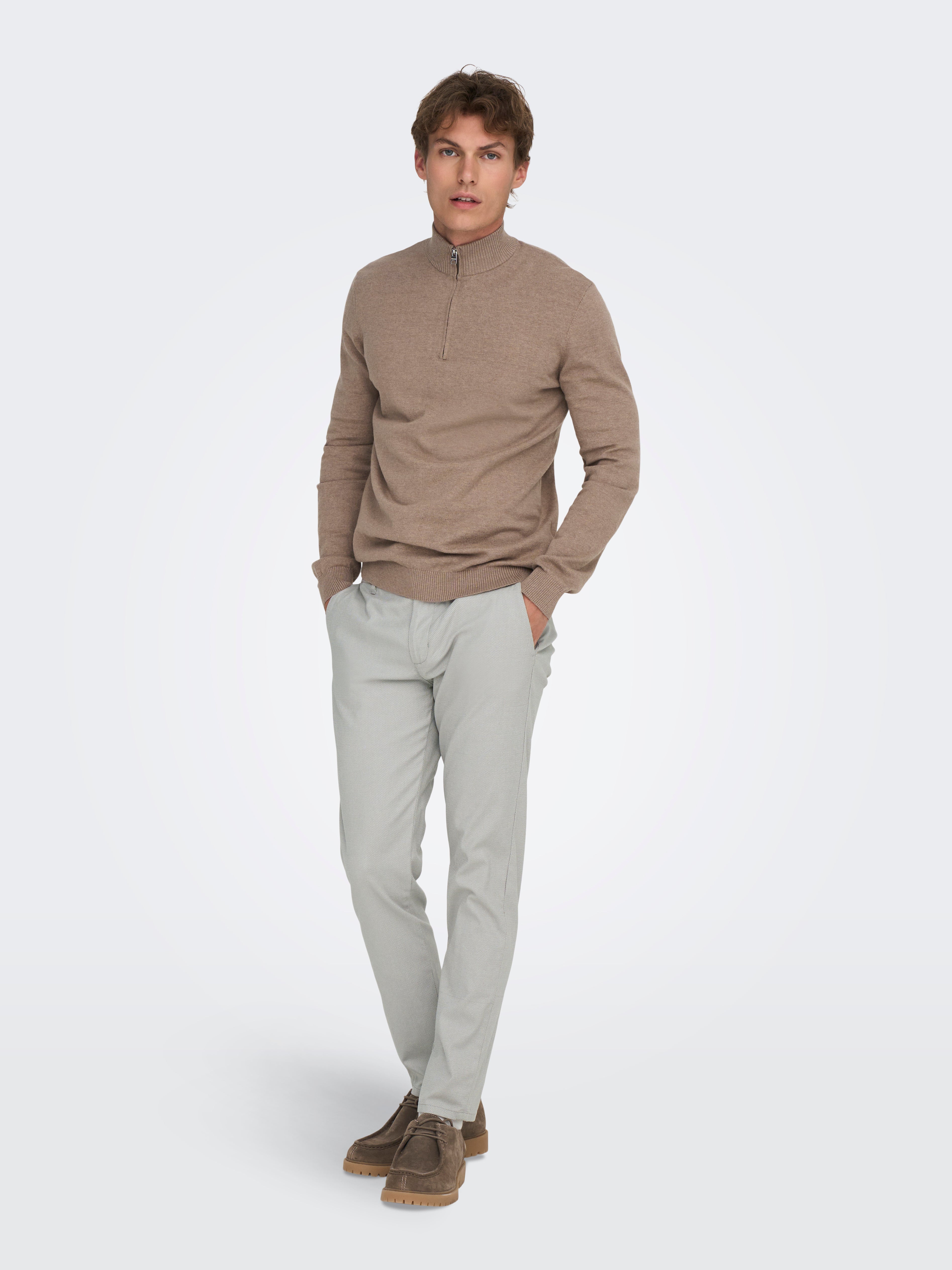 ONSMARK Slim Fit Hose Limestone