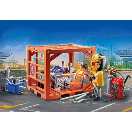 PLAYMOBIL® 70774 City Action Containerfertigung