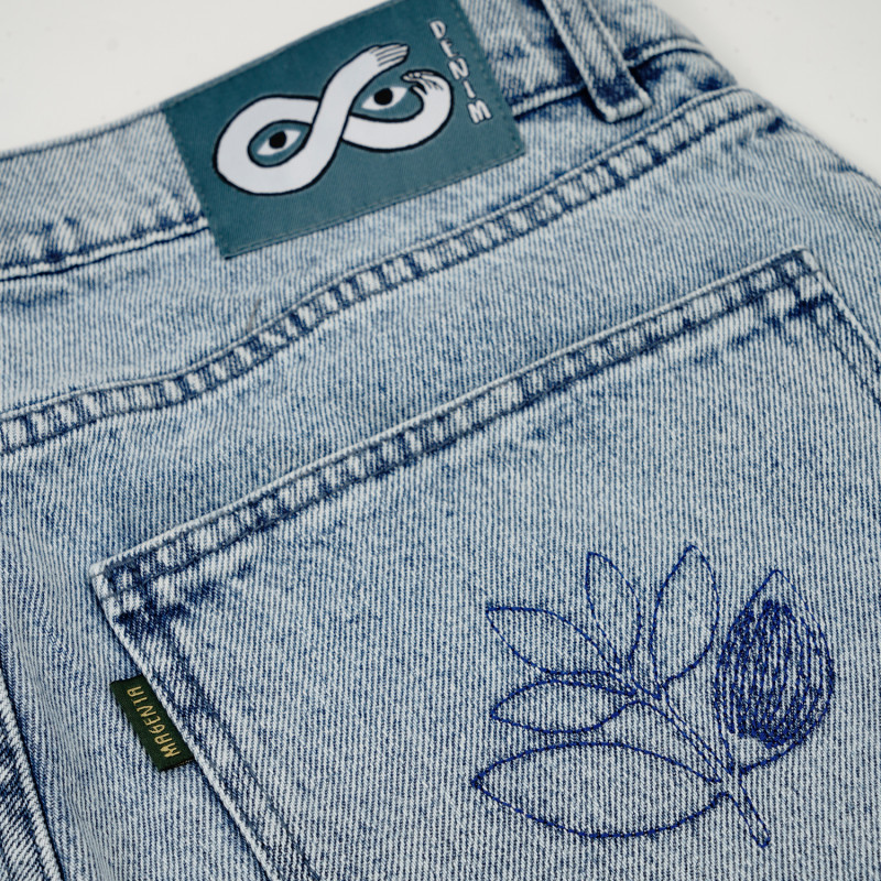 Short long en denim OG - Délavé