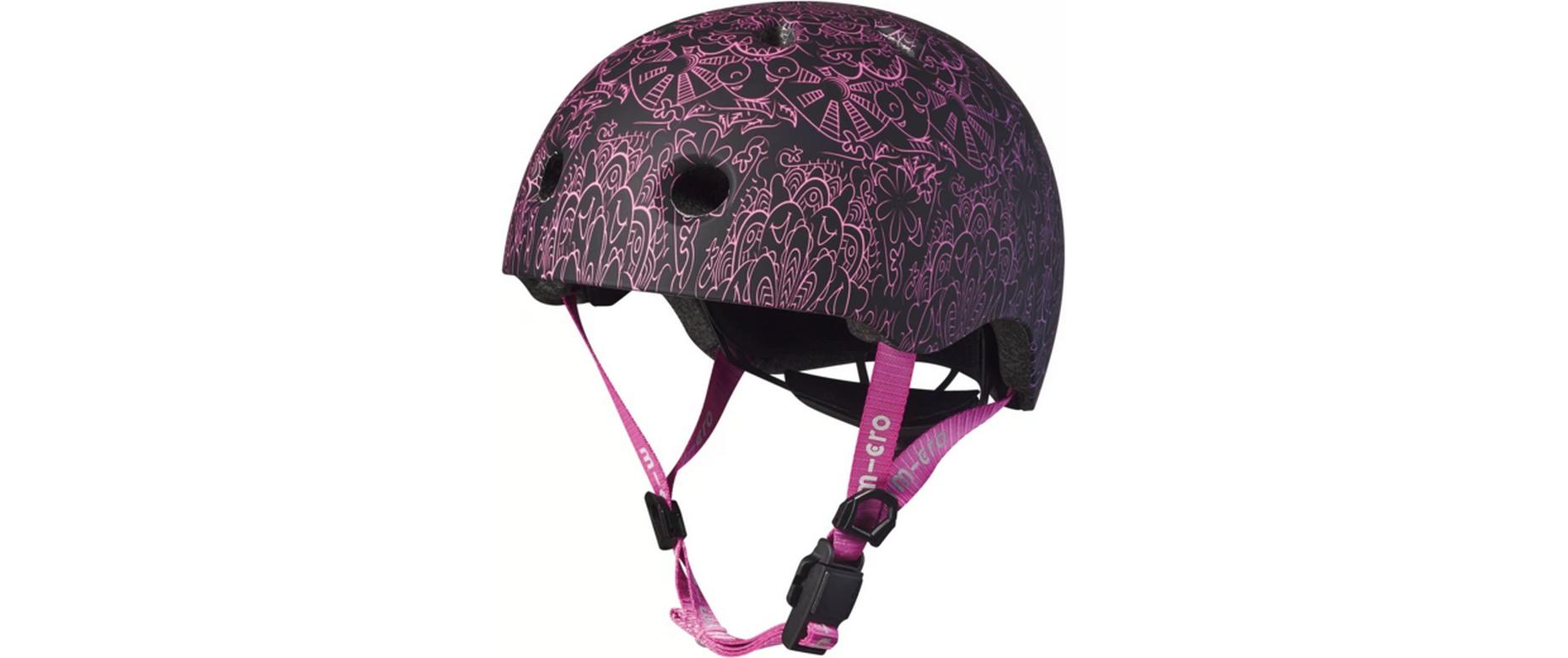 Helm Mandala Pink, MScooter und Fahrradhelm für Kinder