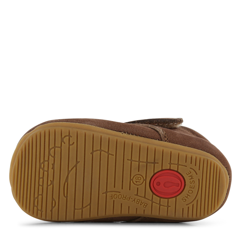 Shoesme bruin BABY-PROOF® schoentje Nubuck | Jongens schoenen