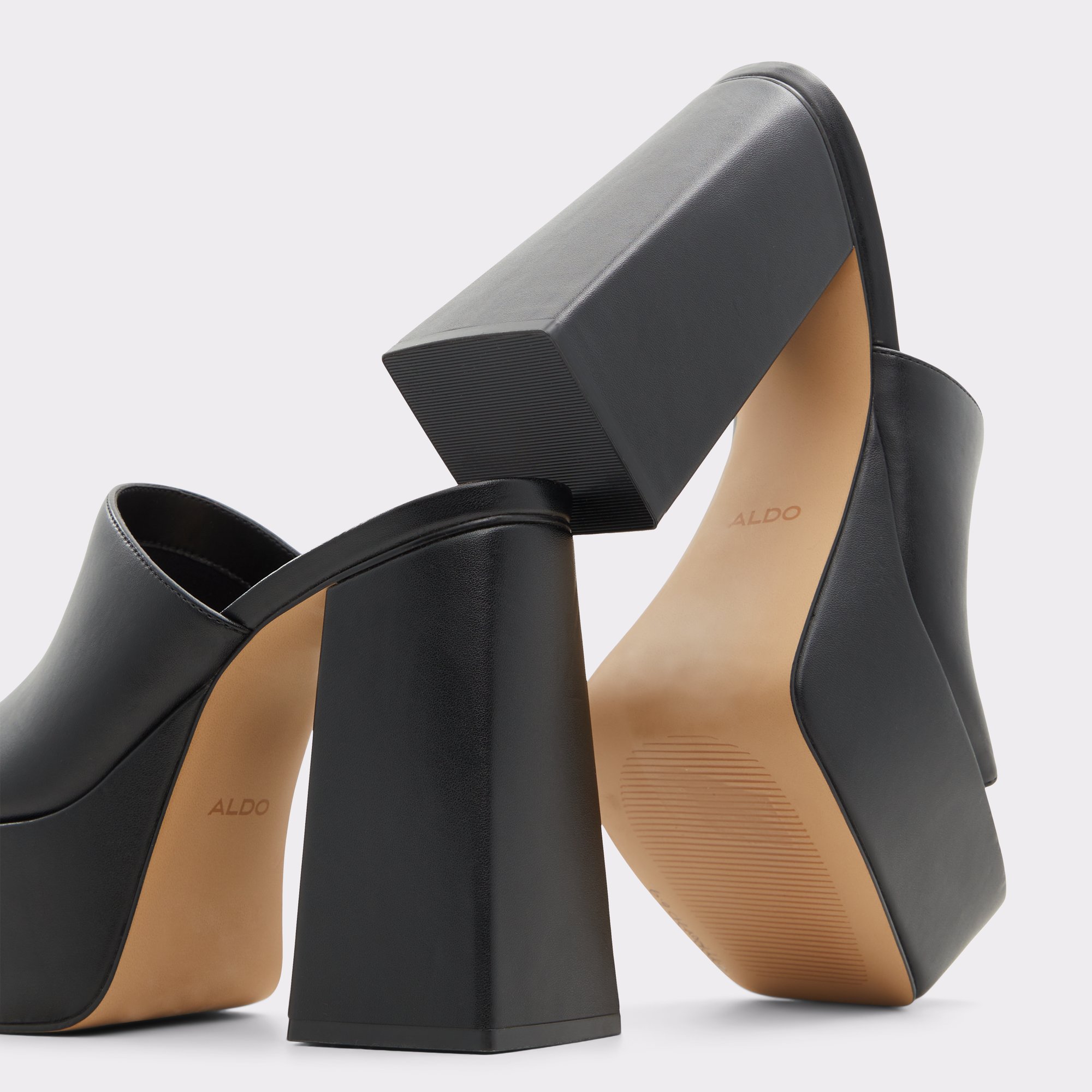Xillenia Black Women Mule Shoes