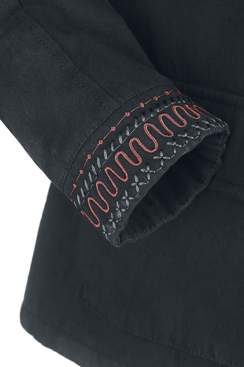 Manteau D'Hiver Imprimé & Broderies | Full Volume by EMP Veste d'hiver