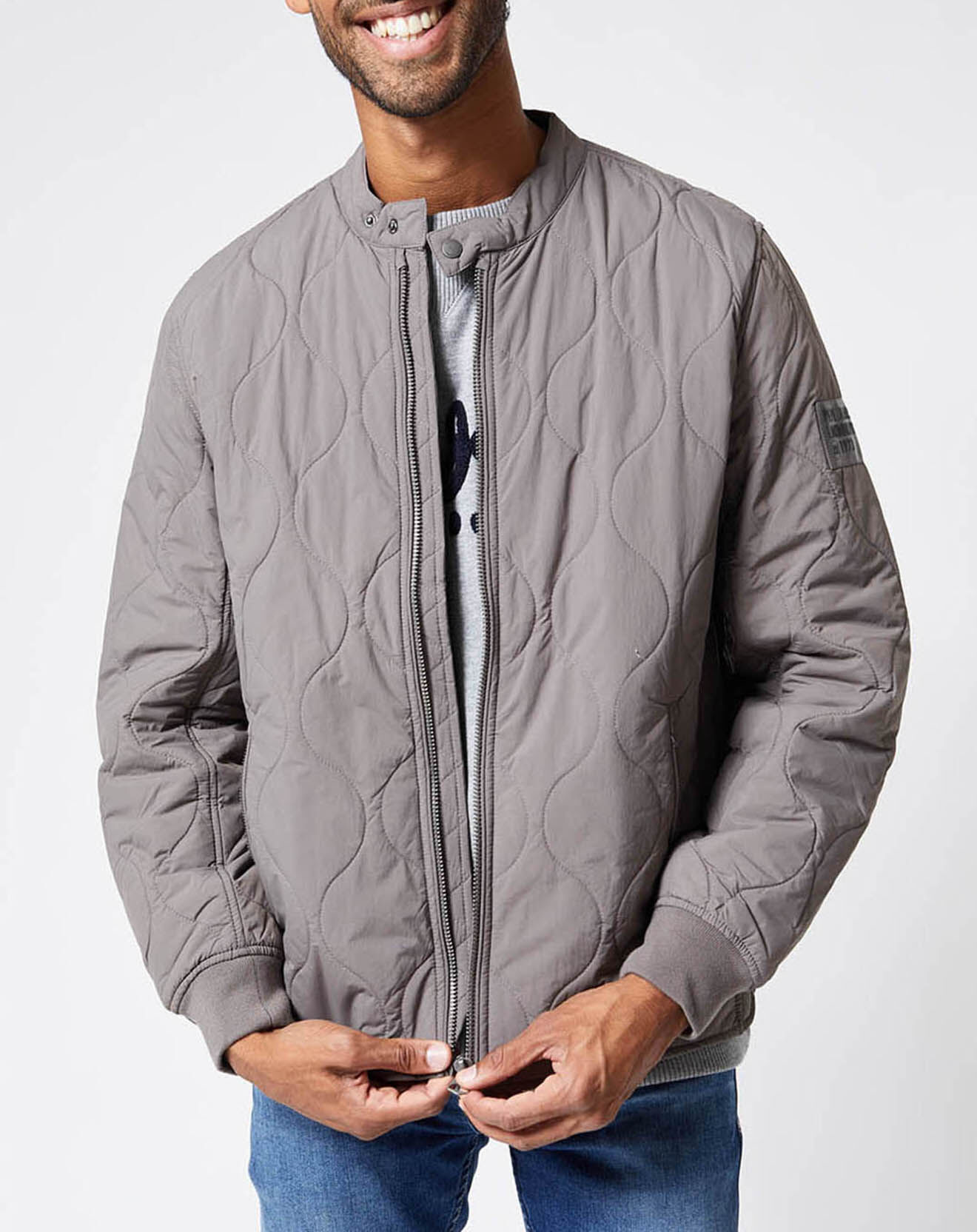 Pepe Jeans Blouson Matelassé Drayton taupe