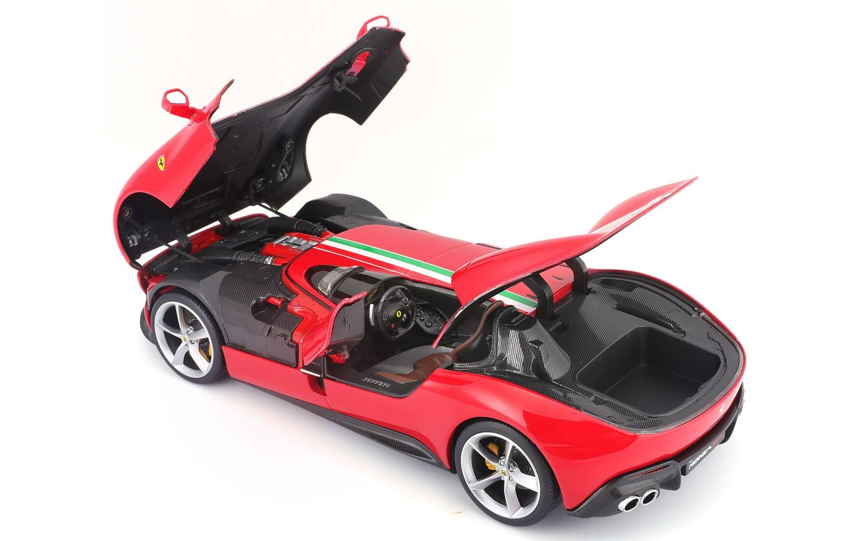Ferrari Signature Monza SP1 Rot 1:18Sammlermodell im Massstab 1:18