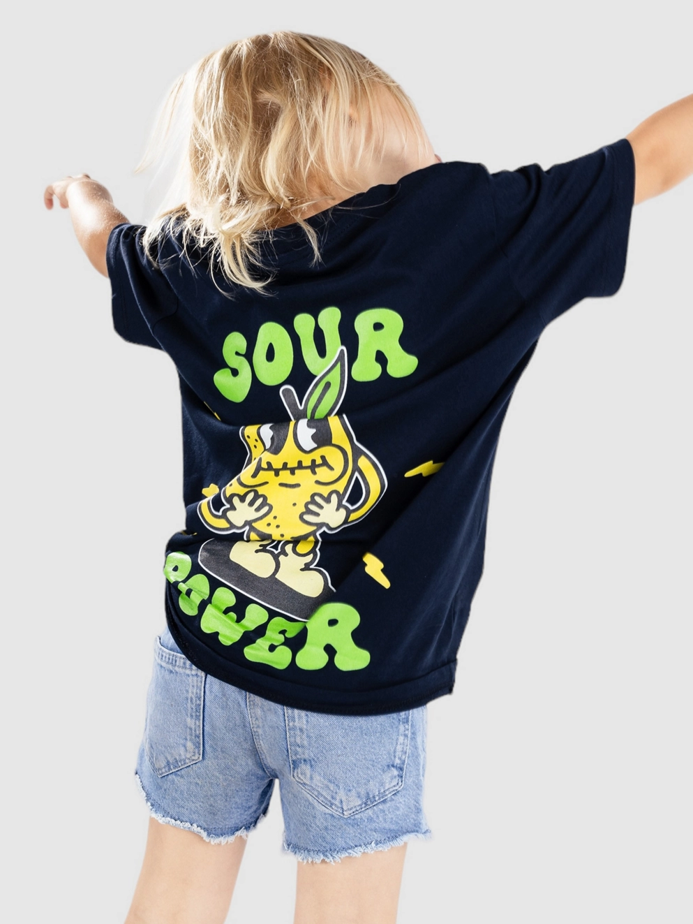 Blue Tomato Shocked Senses Kids T-Shirt french navy