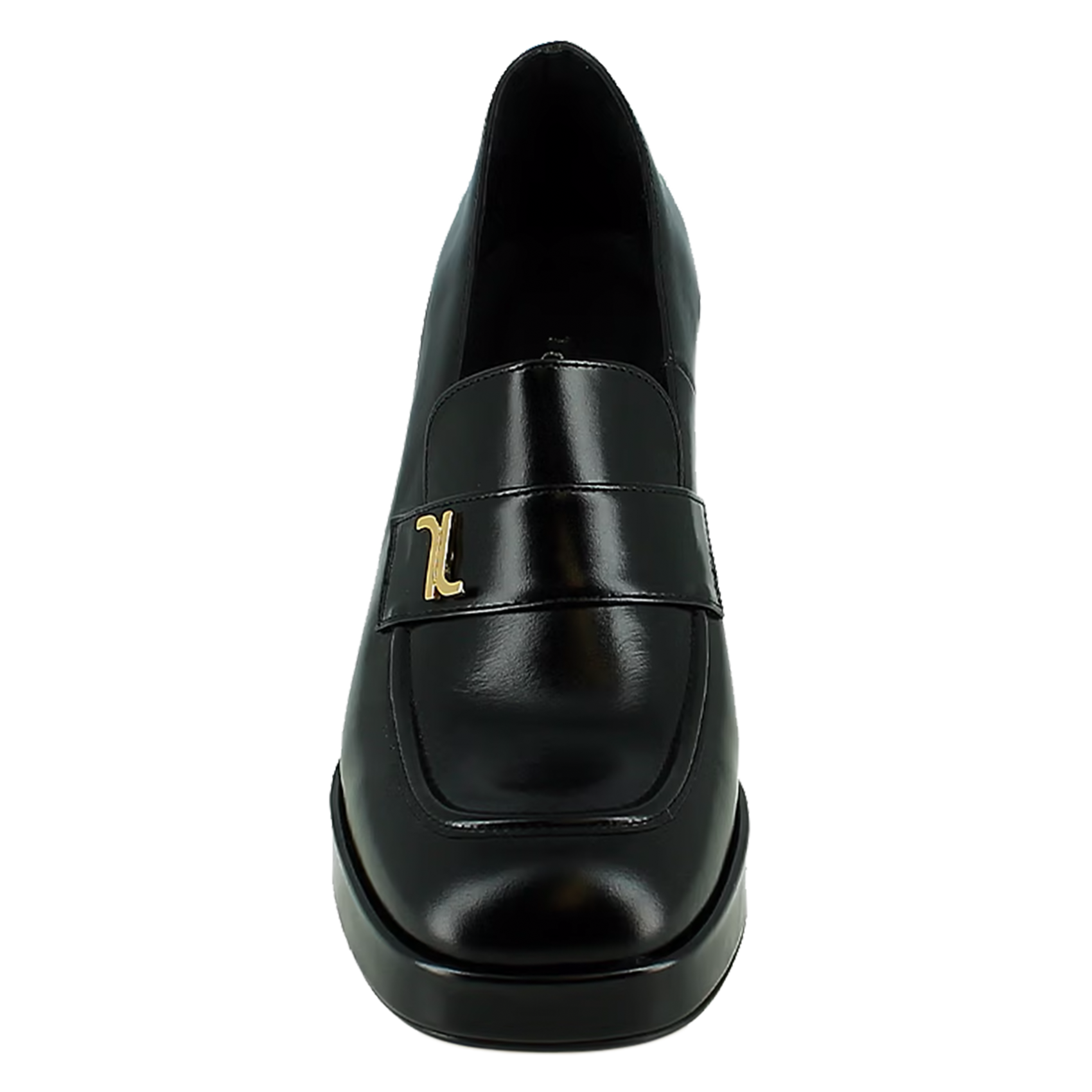 VIOLON - Mocassins monogramme en cuir | Noir
