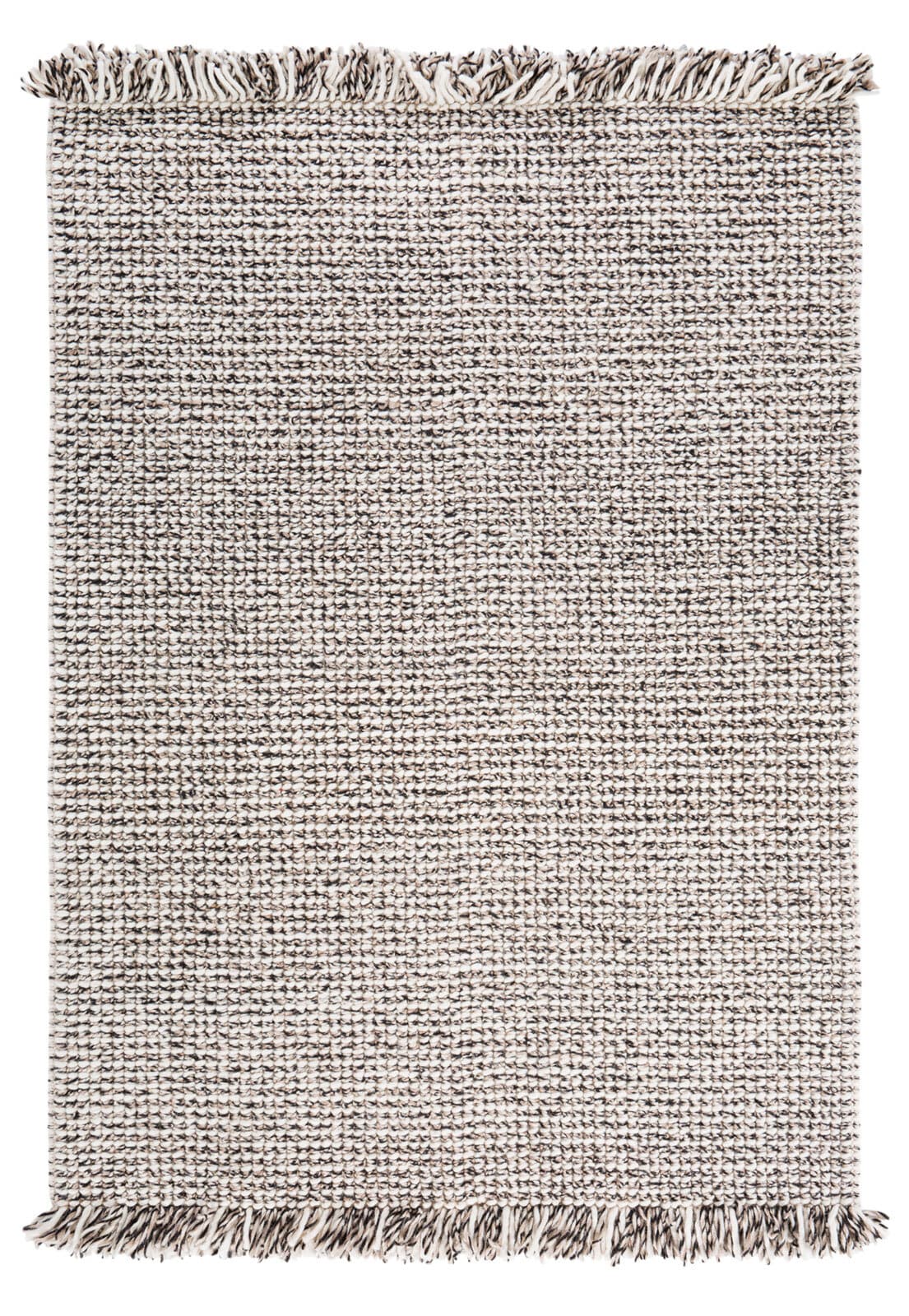 Wollteppich LASSE 120 x 170 cm anthrazit