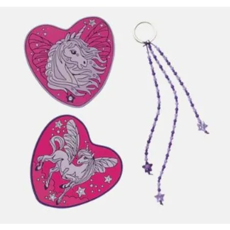 DerDieDas Wechselbuttons 3er Set Pretty Unicorn