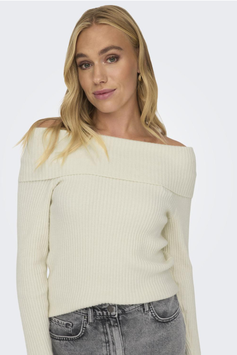 Only beige dames trui