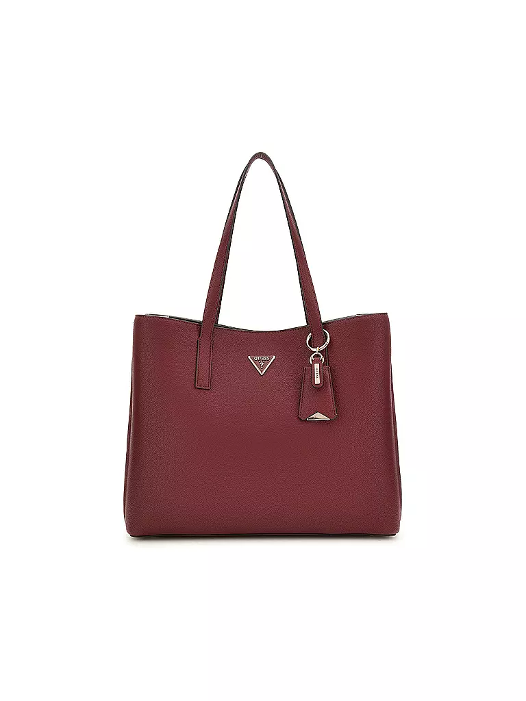 GUESS Tasche - Shopper MERIDIAN  dunkelrot