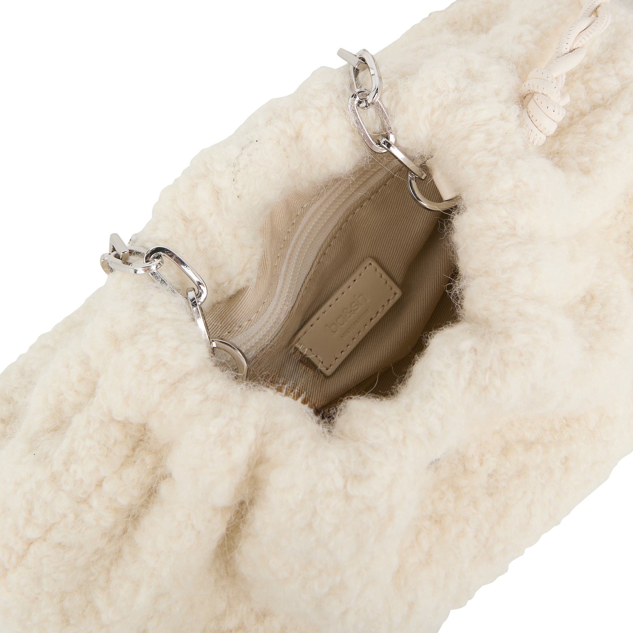 JUNE - Sac à main en fourrure | Beige