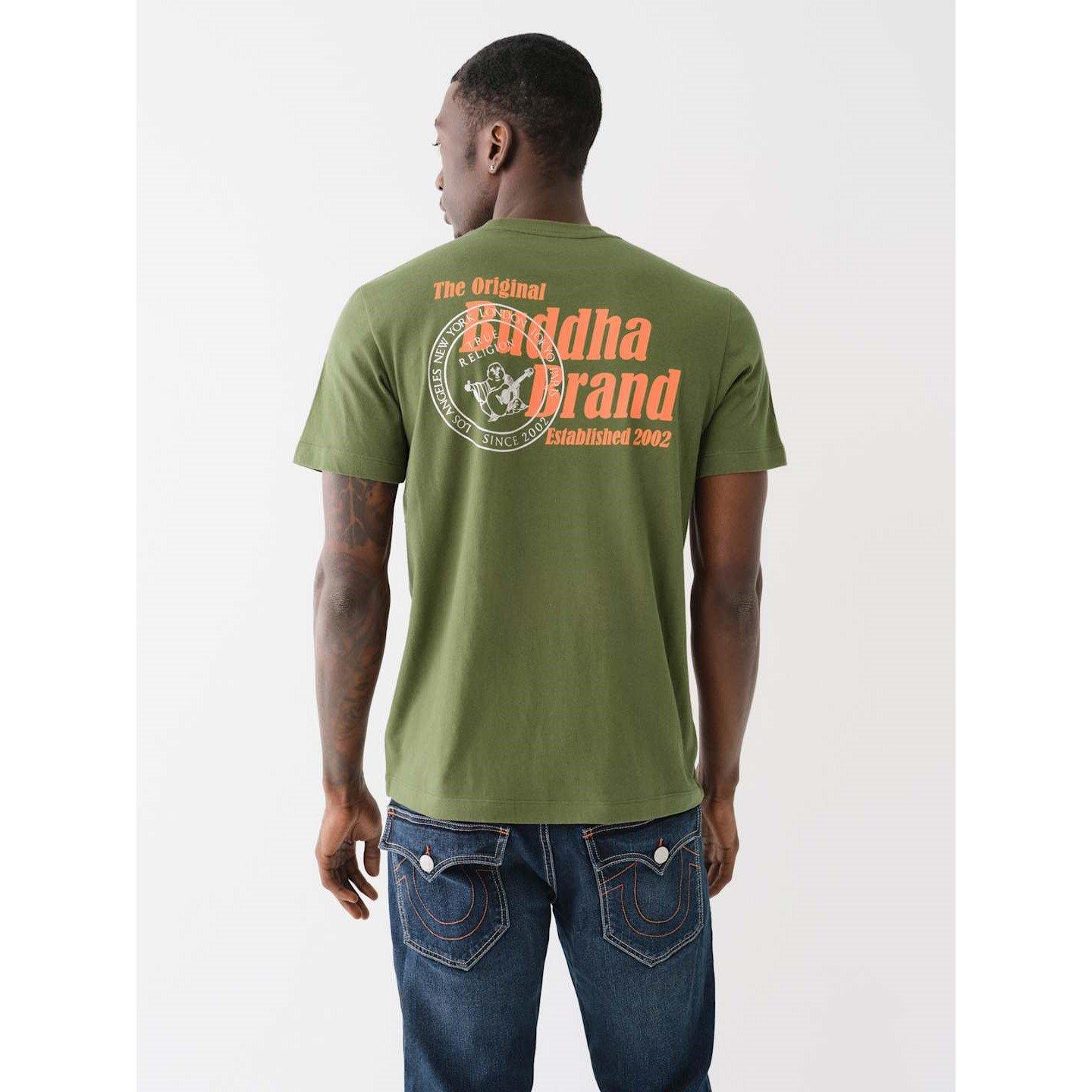 True Religion TR Stamp Crew Neck T Shirt Mens