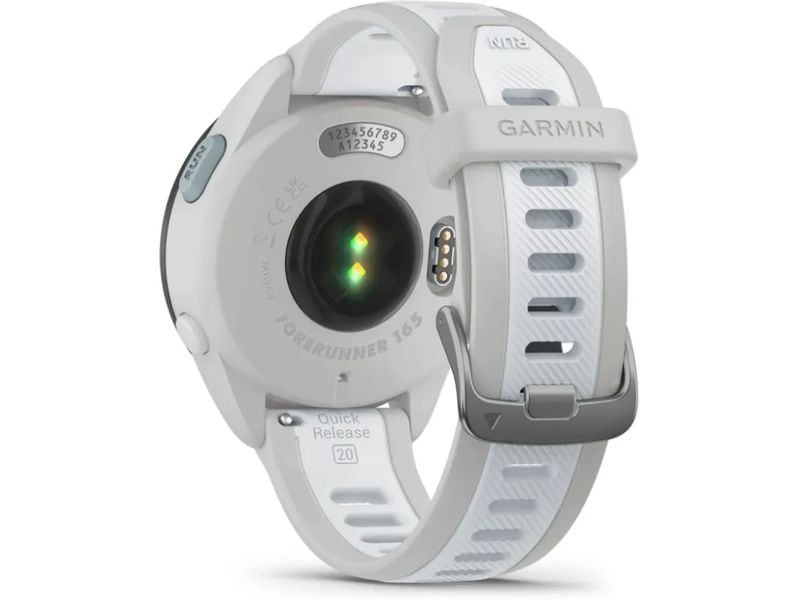 GARMIN Sportuhr Forerunner 165 Hellgrau Smarte Laufuhr
